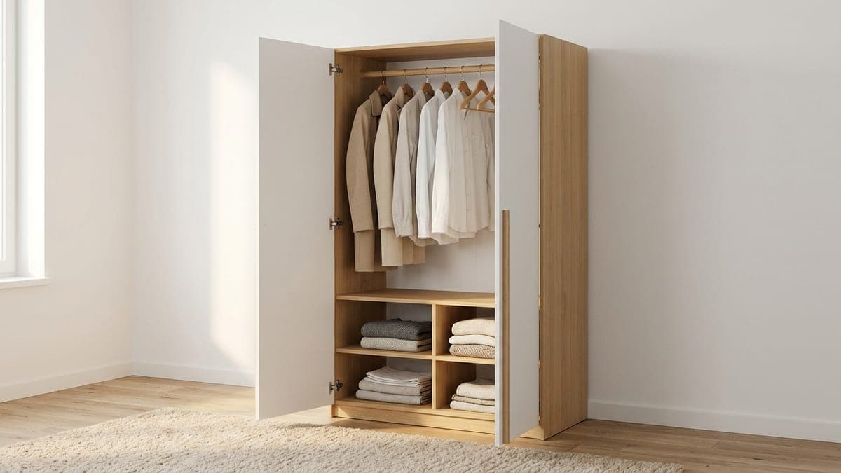 Meilleure armoire 2026 : portes battantes ou coulissantes ?