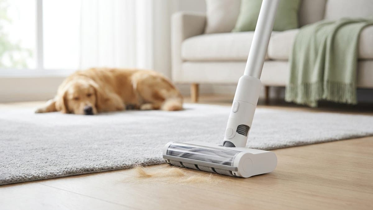 Meilleur aspirateur poils d'animaux 2026 : chien et chat
