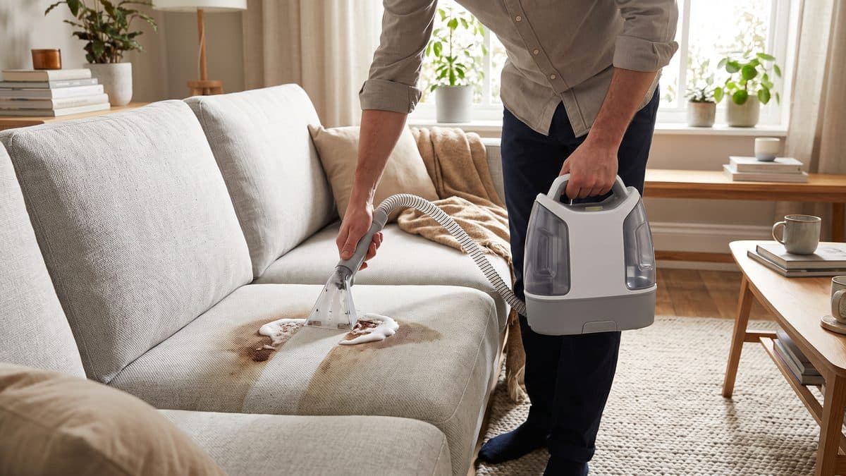 Meilleure shampouineuse 2026 : comparatif canapé, tapis, moquette & matelas