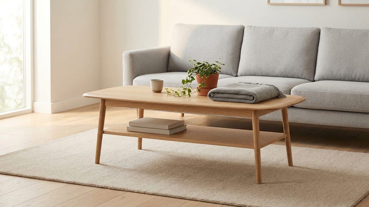 Meilleure table basse 2026 : la hauteur de votre canapé