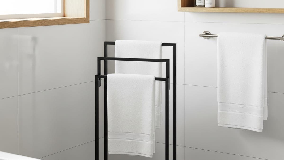 Meilleur porte-serviette 2026 : 60 cm, c'est trop court