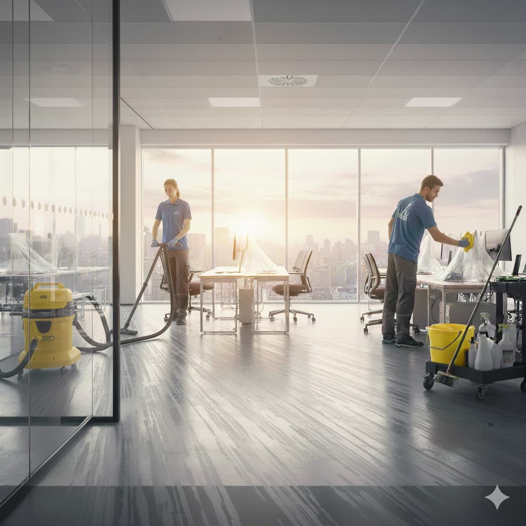 Nettoyage professionnel de bureaux et espaces de travail
